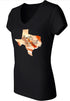 Born and Raised Women's Deep V-Neck T-shirt | Rose Gold Foil