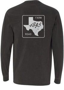 Farm Road 1845 Pocket T-Shirt | Long Sleeve